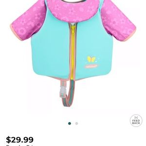 Swim School Deluxe swim trainer  (life vest) level 2 ages 4-6. Up to 50 lbs NWT.